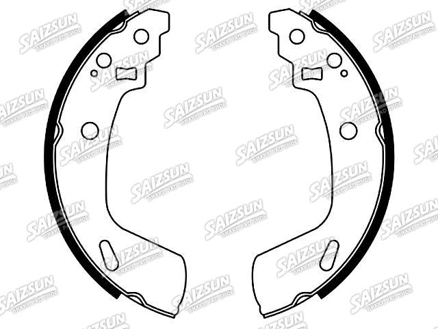 Zapata de freno Brake Shoe Set:53200-68L01