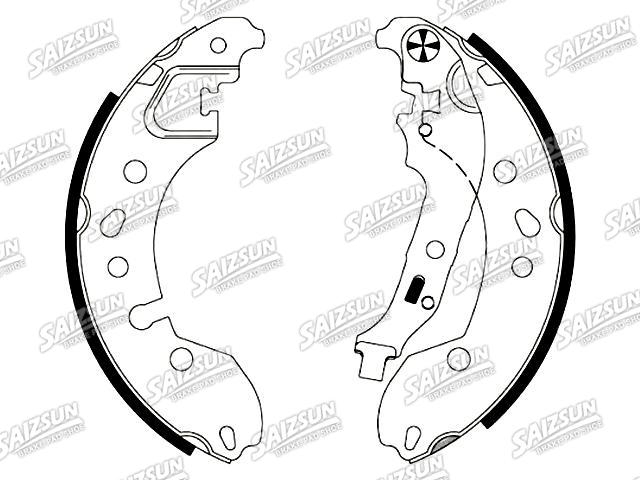 Zapata de freno Brake Shoe Set:44060-1843R