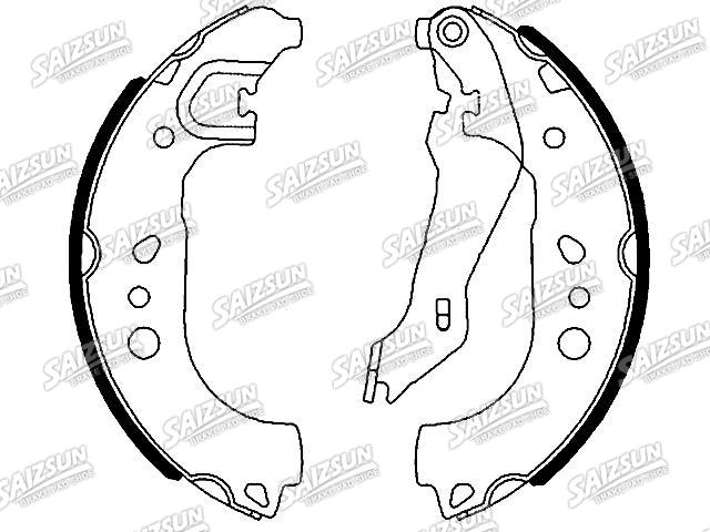 Zapata de freno Brake Shoe Set:6R0 698 525 B