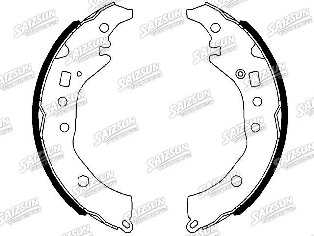 Zapata de freno Brake Shoe Set:04495-52130
