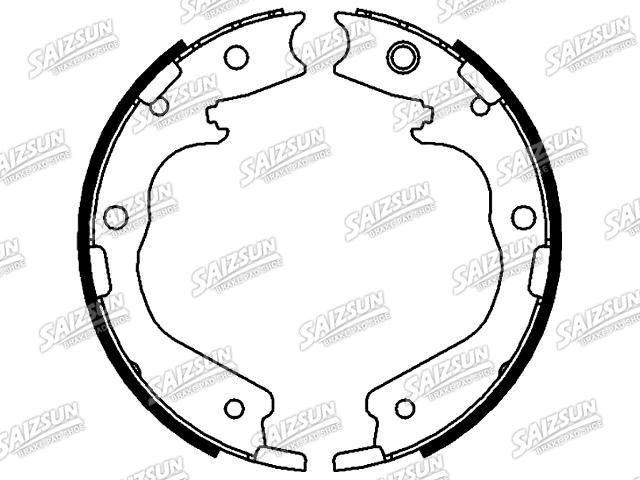 Zapata de freno Brake Shoe Set:8-97034-739-1