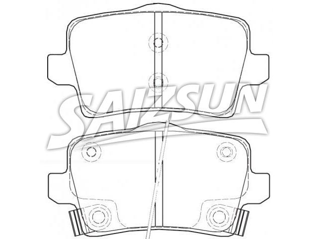 Pastillas de freno Brake Pad Set:KRY22648Z