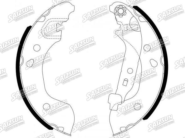 Zapata de freno Brake Shoe Set:D4060-3HA0B