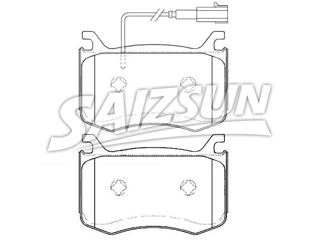 Pastillas de freno Brake Pad Set:77367676