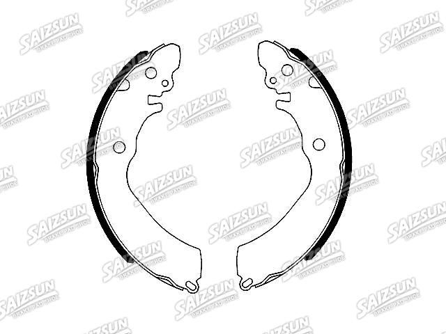 Zapata de freno Brake Shoe Set:04495-BZ090