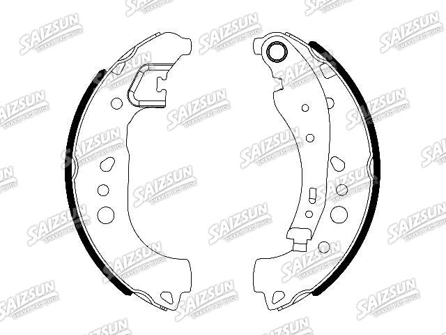 Zapata de freno Brake Shoe Set:44 0A 080 42R