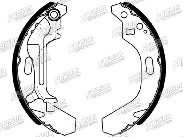 Zapata de freno Brake Shoe Set:B3010630300