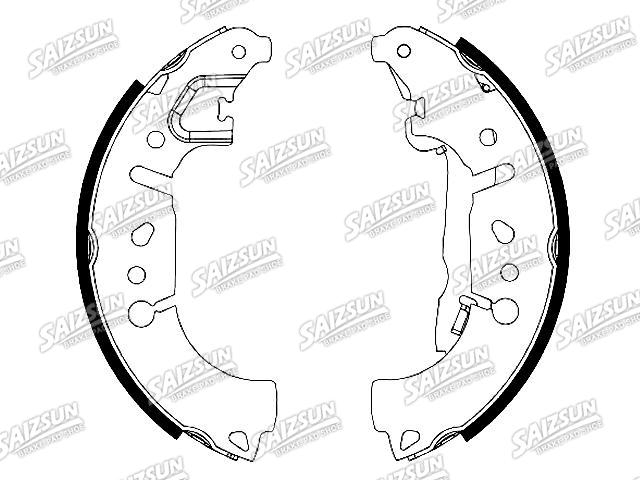 Zapata de freno Brake Shoe Set:77367099