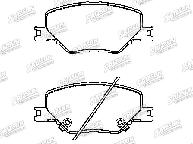 Pastillas de freno Brake Pad Set:8412 4408