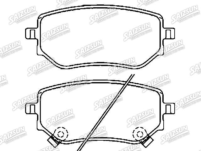 Pastillas de freno Brake Pad Set:470 423 06 00