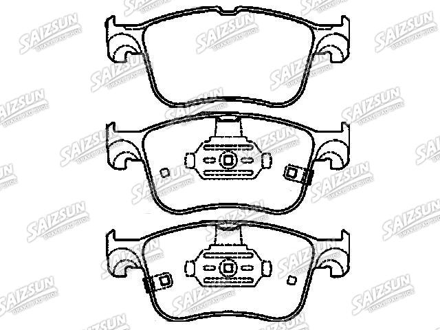 Pastillas de freno Brake Pad Set:2 454 601