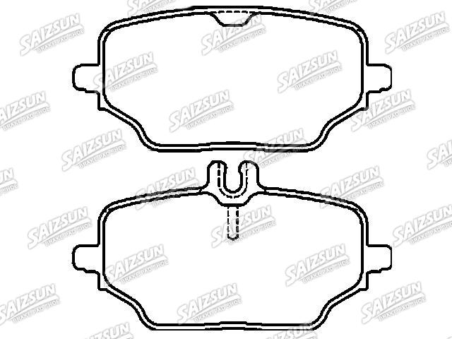 Pastillas de freno Brake Pad Set:000 420 42 02