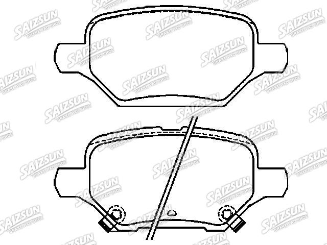 Pastillas de freno Brake Pad Set:42539412