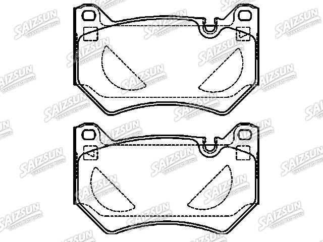 Pastillas de freno Brake Pad Set:80A 698 151 C