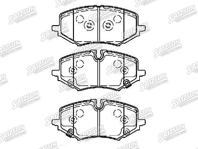 Pastillas de freno Brake Pad Set:42733166
