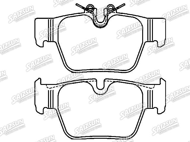Pastillas de freno Brake Pad Set:34 20 6 885 600