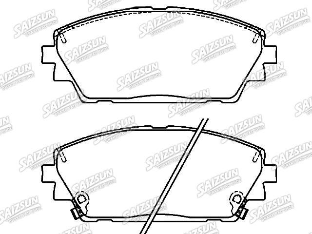 Pastillas de freno Brake Pad Set:BCYA-33-28ZA
