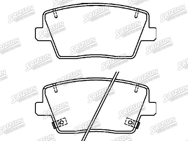 Pastillas de freno Brake Pad Set:58302-S0A30