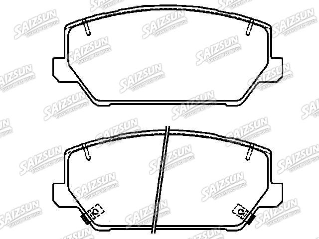 Pastillas de freno Brake Pad Set:58101-G8A30
