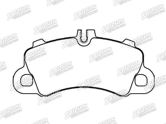 Pastillas de freno Brake Pad Set:95B 698 151 AQ