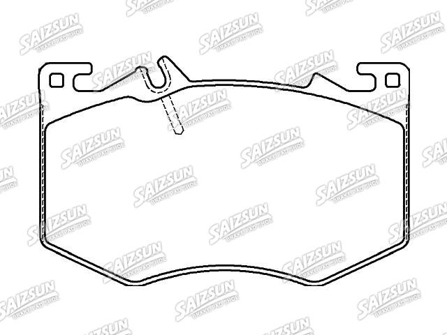 Pastillas de freno Brake Pad Set:000 420 97 02
