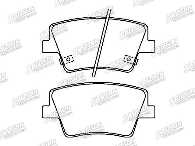 Pastillas de freno Brake Pad Set:58302-S1A70