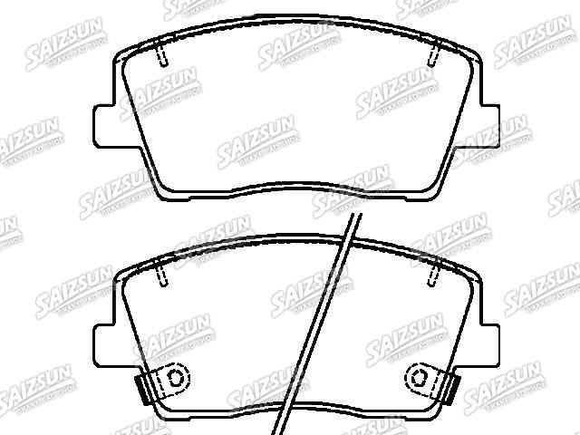 Pastillas de freno Brake Pad Set:58101-J5A25