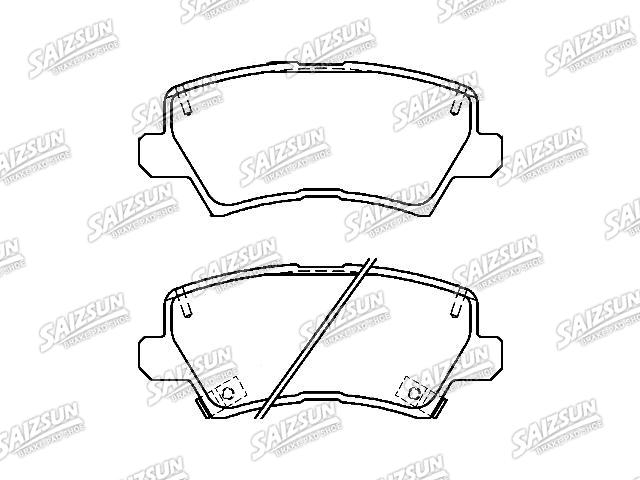 Pastillas de freno Brake Pad Set:58302-G6A01