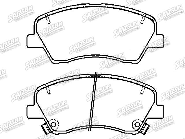Pastillas de freno Brake Pad Set:58101-H8A55