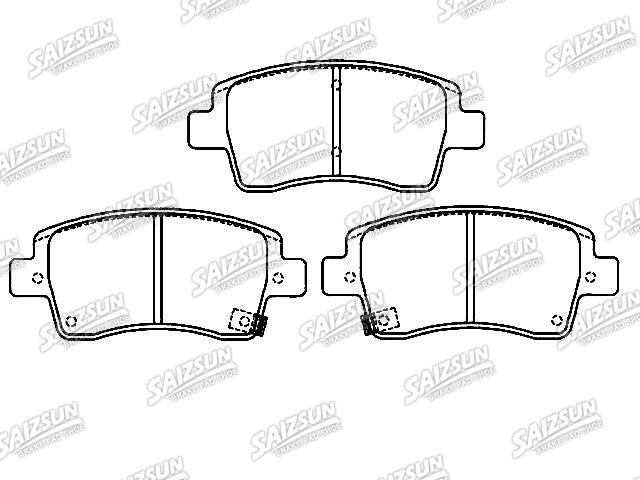 Pastillas de freno Brake Pad Set:04465-0D100
