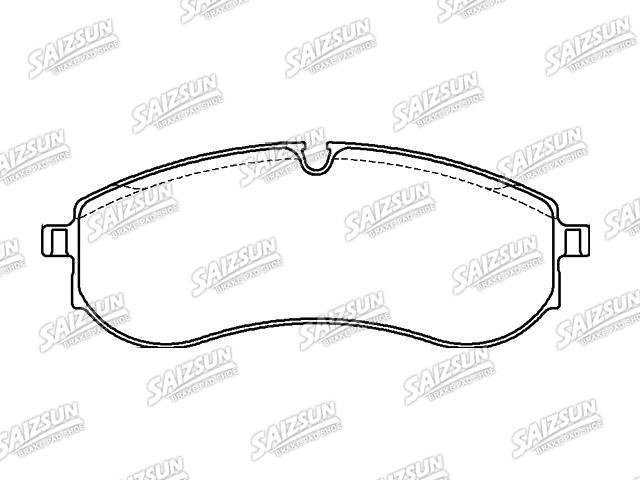Pastillas de freno Brake Pad Set:655 08 206 007