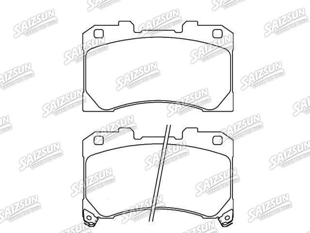 Pastillas de freno Brake Pad Set:04465-52370