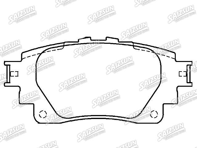 Pastillas de freno Brake Pad Set:04466-02420