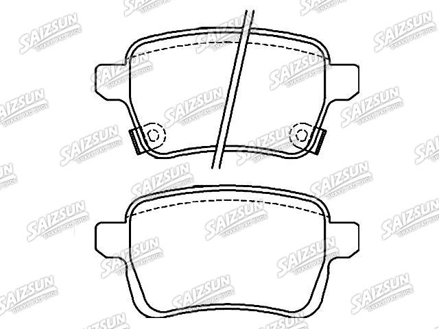 Pastillas de freno Brake Pad Set:16 05 285