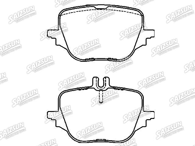 Pastillas de freno Brake Pad Set:000 420 41 03