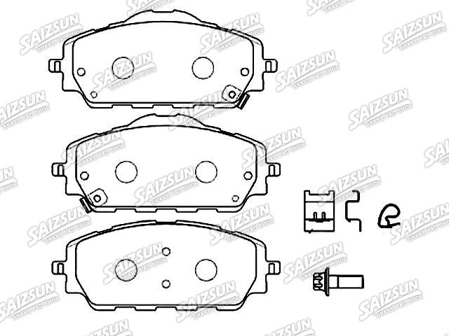 Pastillas de freno Brake Pad Set:EFS1-2011-CA