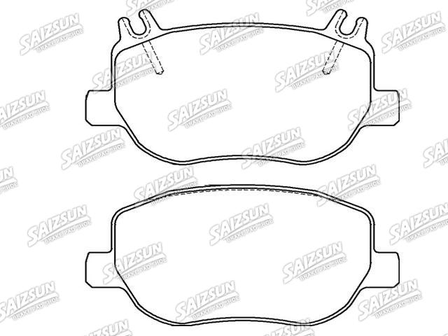 Pastillas de freno Brake Pad Set:A0004200406