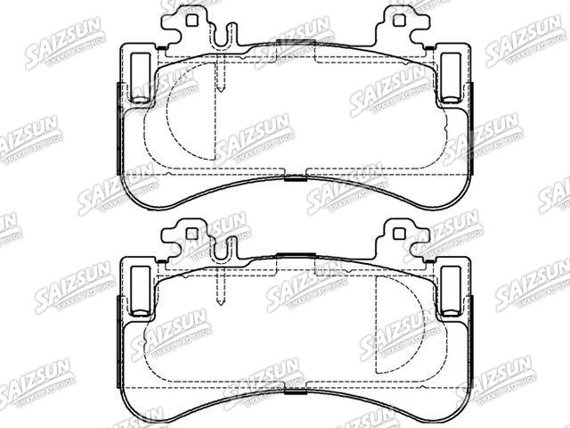 Pastillas de freno Brake Pad Set:A 000 420 07 06