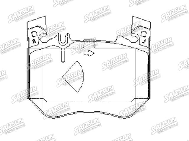 Pastillas de freno Brake Pad Set:A 000 420 06 04