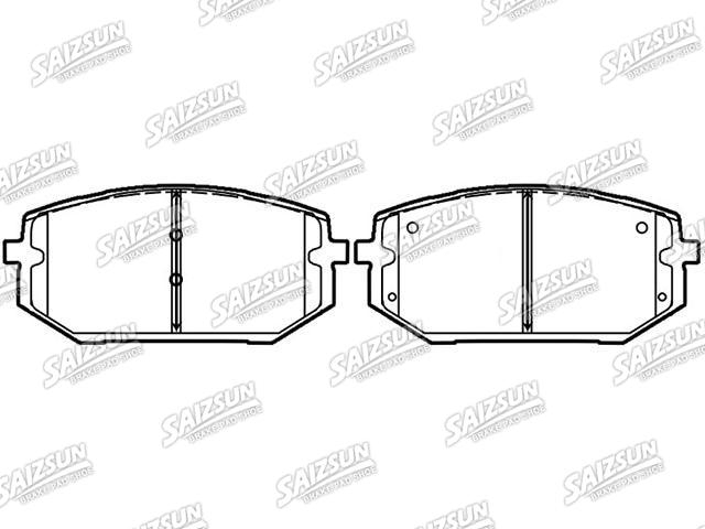 Pastillas de freno Brake Pad Set:58101R2A10