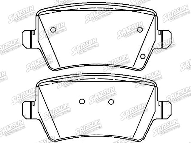 Pastillas de freno Brake Pad Set:ENS12D250AA