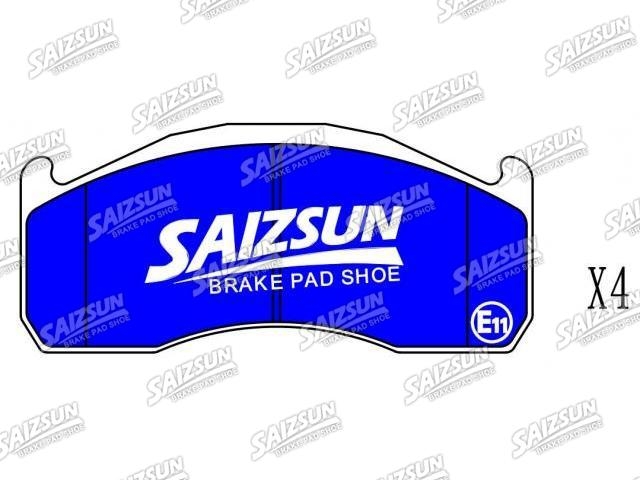Pastillas de freno Brake Pad Set:207 681 01