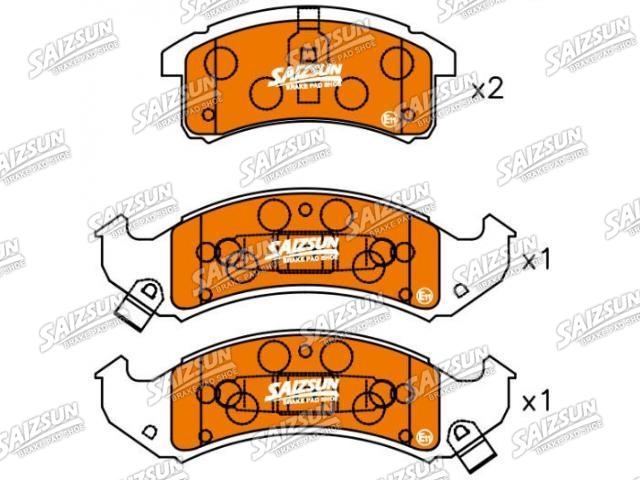 Pastillas de freno Brake Pad Set:12510001