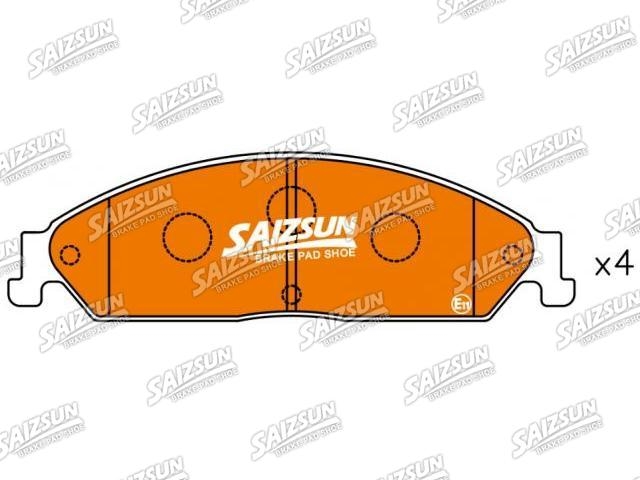 Pastillas de freno Brake Pad Set:BR2Z-2001-AA