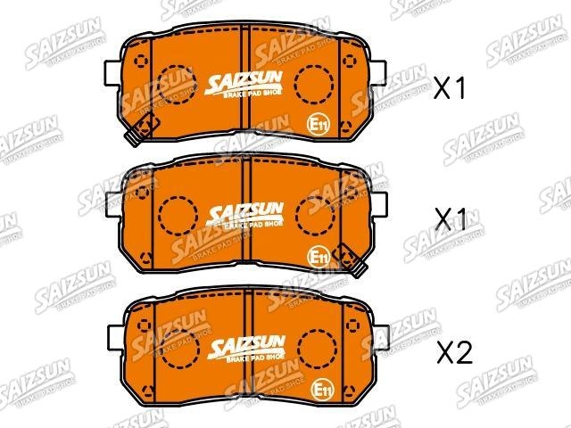 Pastillas de freno Brake Pad Set:58302-C5A01