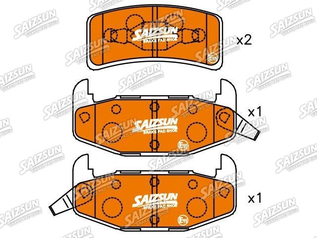 Pastillas de freno Brake Pad Set:12321443
