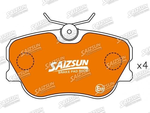 Pastillas de freno Brake Pad Set:89 67 077