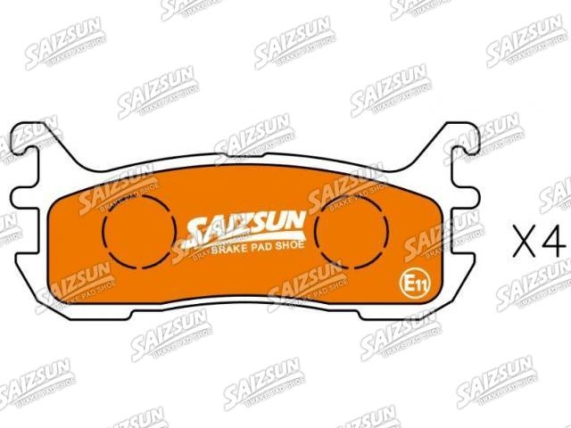 Pastillas de freno Brake Pad Set:BCYC-26-43ZA