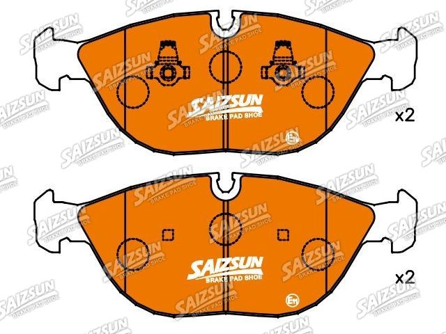 Pastillas de freno Brake Pad Set:34 11 6 761 246