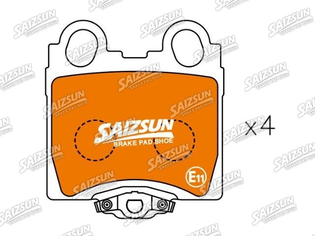 Pastillas de freno Brake Pad Set:04466-51011